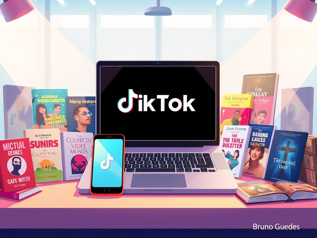 como usar TikTok para vender e-books